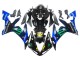 2004-2006 Yamaha YZF 1000 R1 Motorcycle Fairings - Blue Black Yellow Green Monster Yamalube ENEOS 69