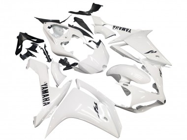 2007-2008 Yamaha YZF 1000 R1 Motorcycle Fairings - White Black