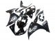 2009-2011 Yamaha YZF 1000 R1 Motorcycle Fairings - Glossy Black White Decal