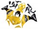 2009-2011 Yamaha YZF 1000 R1 Motorcycle Fairing Kits - Yellow White Black Stripe