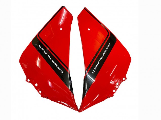 2012-2014 Yamaha YZF 1000 R1 Motorcycle Fairing - Red Glossy Black
