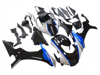 2015-2019 Yamaha YZF 1000 R1 Motorcycle Fairings - Silver Blue Glossy Black