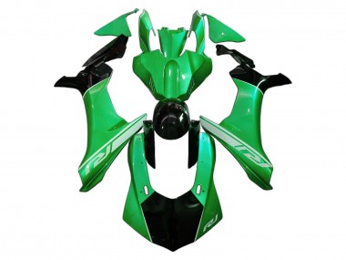 2020-2025 Yamaha YZF 1000 R1 Motorcycle Fairings - Green Glossy Black