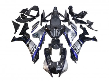 2020-2025 Yamaha YZF 1000 R1 Motorcycle Fairings - Silver Blue Black BKSOD