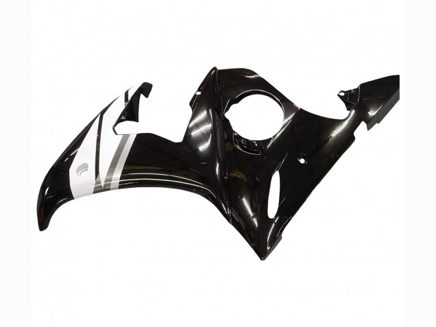 2006-2009 Yamaha YZF R6S Motorcycle Fairings - Red White Glossy Black