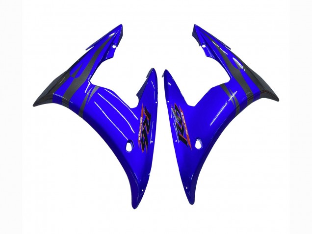 2006-2009 Yamaha YZF R6S Motorcycle Fairings - Blue Black