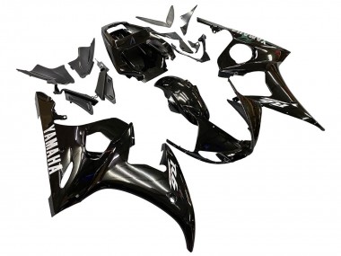 2005 Yamaha YZF 600 R6 Motorcycle Fairings - Glossy Black
