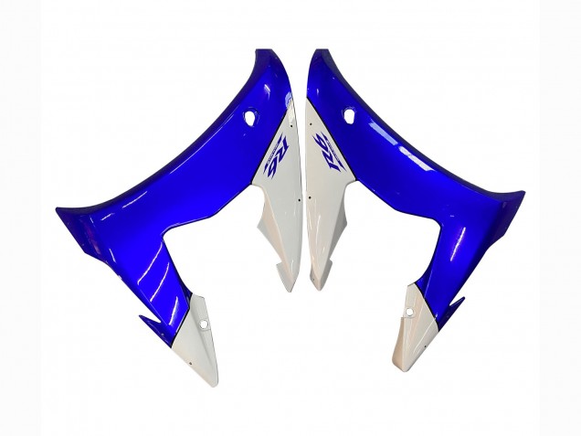 2005 Yamaha YZF 600 R6 Motorcycle Fairings - White Blue Yamalube