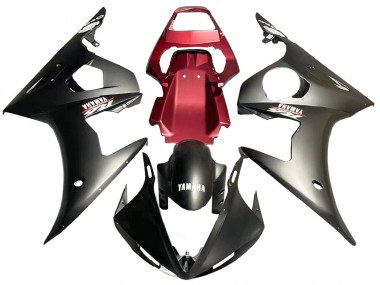 2005 Yamaha YZF 600 R6 Motorcycle Fairing - Matte Black Red