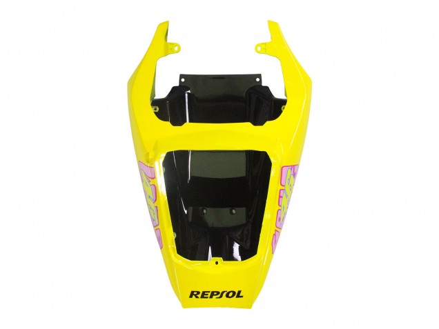 2005 Yamaha YZF 600 R6 Motorcycle Fairings - Black Pink Yellow Repsol 46