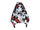 2005 Yamaha YZF 600 R6 Motorcycle Fairings - Black Red Grey Camouflage