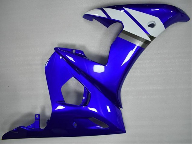 2005 Yamaha YZF 600 R6 Motorcycle Fairings - Blue White