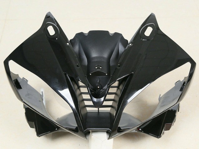 2006-2007 Yamaha YZF 600 R6 Motorcycle Fairings - Glossy Black Matte Black White Motul Michelin
