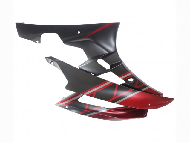 2006-2007 Yamaha YZF 600 R6 Motorcycle Fairings - Red Matte Black