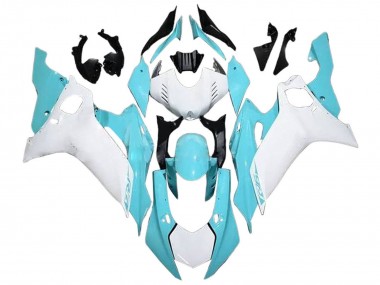 2017-2023 Yamaha YZF 600 R6 Motorcycle Fairings - White Light Blue