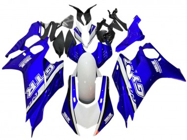 2017-2023 Yamaha YZF 600 R6 Motorcycle Fairings - White Blue GYTR