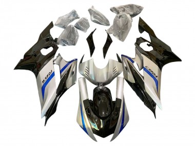 2017-2023 Yamaha YZF 600 R6 Motorcycle Fairings - Silver Blue Black