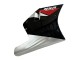 1988-1989 Honda NSR250R Motorcycle Fairings - Silver Red Glossy Black