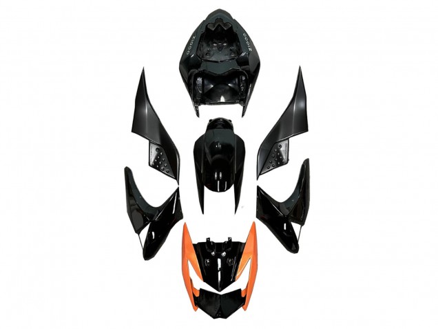 2003-2006 Kawasaki Z1000 Motorcycle Fairings - Glossy Black Orange