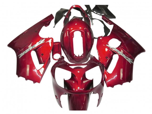 2000-2001 Kawasaki ZX12R Motorcycle Fairings - Candy Red