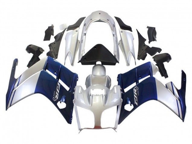 2013-2015 Yamaha FJR1300 Motorcycle Fairings - Dark Blue Silver
