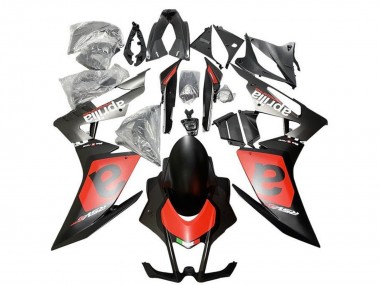 2009-2015 Aprilia RSV4 1000 Motorcycle Fairings - Matte Black Red White