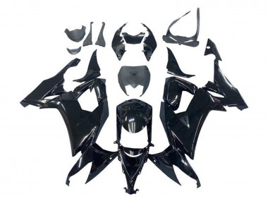2008-2010 Kawasaki ZX10R Motorcycle Fairings - Glossy Black
