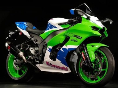 2021-2025 Kawasaki ZX10R Motorcycle Fairings - Green White Blue Red