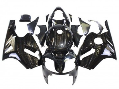2000-2001 Kawasaki ZX12R Motorcycle Fairing - Glossy Black