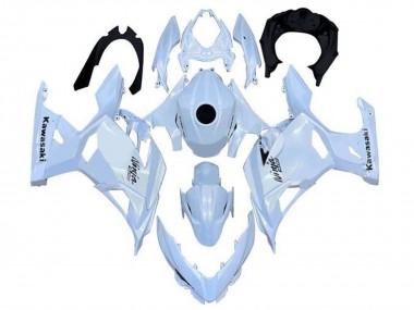 2018-2024 Kawasaki Ninja 400 Motorcycle Fairings - Pearl White