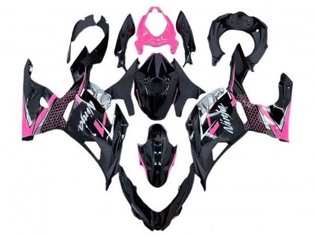 2018-2024 Kawasaki Ninja 400 Motorcycle Fairing - Glossy Black Pink White