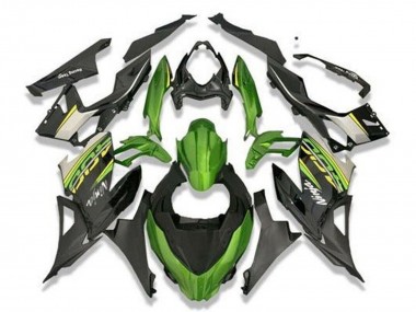 2018-2024 Kawasaki Ninja 400 Motorcycle Fairings - Green Black Grey