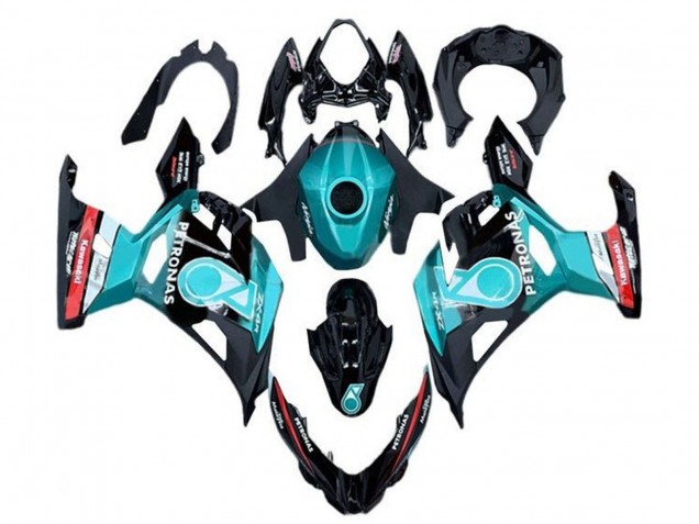 2018-2024 Kawasaki Ninja 400 Motorcycle Fairings - Light Blue Red Black Petronas