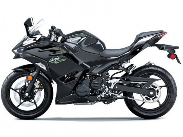 2024-2025 Kawasaki Ninja 500 EX500R Motorcycle Fairings - Glossy Black