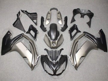 2012-2016 Kawasaki Ninja 650 EX650 Motorcycle Fairings - Silver Matte Black