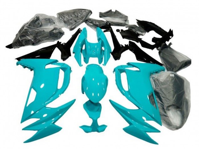 2020-2025 Kawasaki Ninja 650 EX650 Motorcycle Fairings - Light Blue Black
