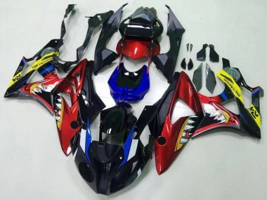 2009-2014 BMW S1000RR Motorcycle Fairings - Red Blue Yellow Black Shark