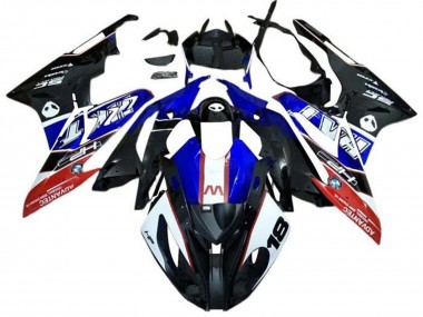2015-2016 BMW S1000RR Motorcycle Fairings - White Red Blue Black