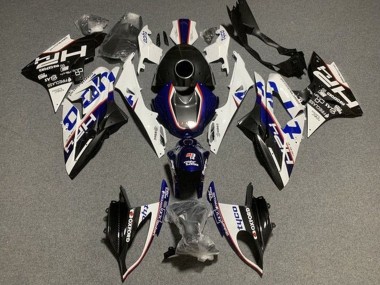2017-2018 BMW S1000RR Motorcycle Fairings - White Blue Black Tyco