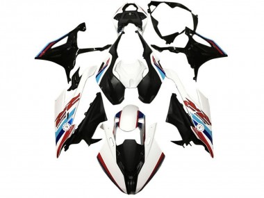 2019-2022 BMW S1000RR Motorcycle Fairings - White Blue Red Light Blue