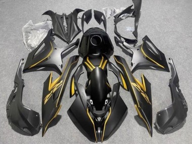 2019-2022 BMW S1000RR Motorcycle Fairings - Matte Black Gold