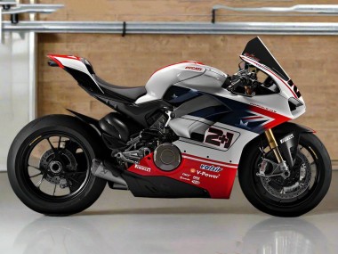 2018-2019 Ducati Panigale V4 V4S Motorcycle Fairings - Silver Red Black