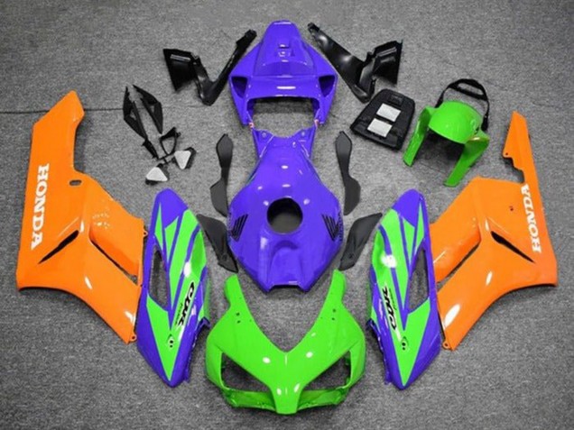 2004-2005 Honda CBR1000RR Motorcycle Fairings - Purple Green Orange