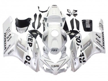 2004-2005 Honda CBR1000RR Motorcycle Fairings - White Silver Black Repsol