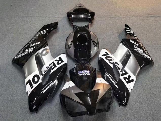 2004-2005 Honda CBR1000RR Motorcycle Fairing - Silver White Glossy Black Repsol