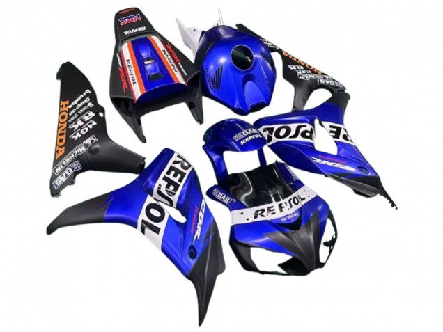 2006-2007 Honda CBR1000RR Motorcycle Fairings - Blue White Red Matte Black Repsol