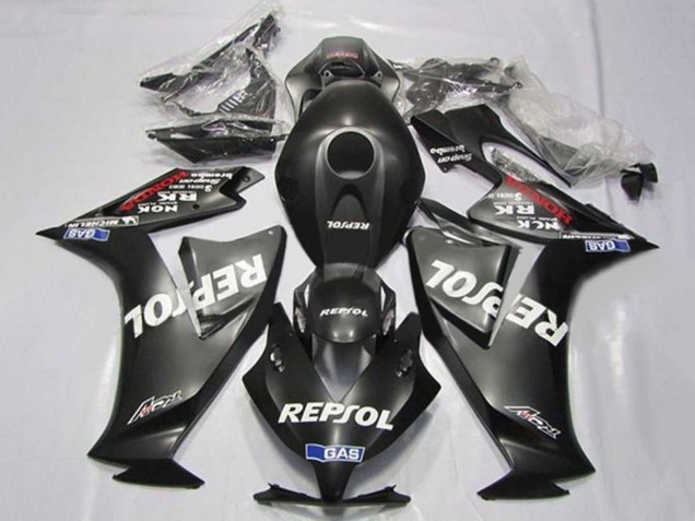 2012-2016 Honda CBR1000RR Motorcycle Fairings - Matte Black White Repsol