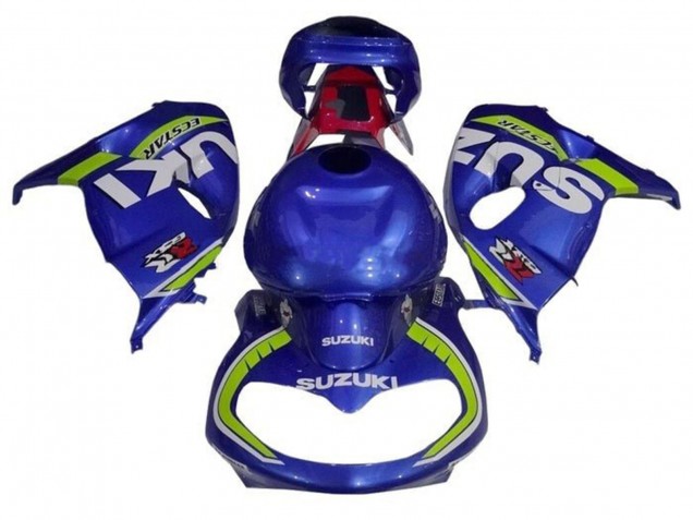 1998-2003 Suzuki TL1000R Motorcycle Fairings - Blue White Neon Yellow
