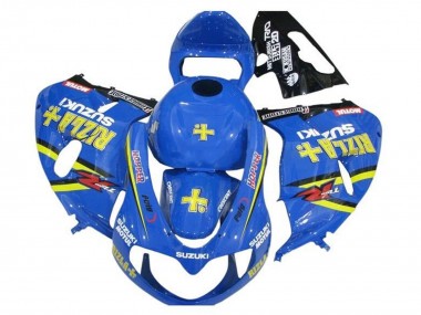 1998-2003 Suzuki TL1000R Motorcycle Fairings - Blue Yellow Black Rizla Hopper Motul