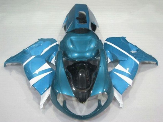 1998-2003 Suzuki TL1000R Motorcycle Fairings - Light Blue White Black